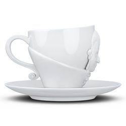 Чайная пара Talent, Wolfgang Amadeus Mozart, 260 мл, белая