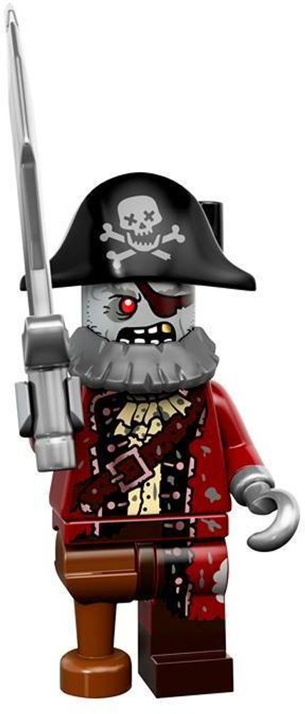 Минифигурка LEGO   71010 - 2   Зомби-пират