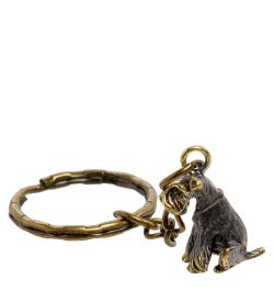 AM-2075 Брелок «Шнауцер» (латунь)