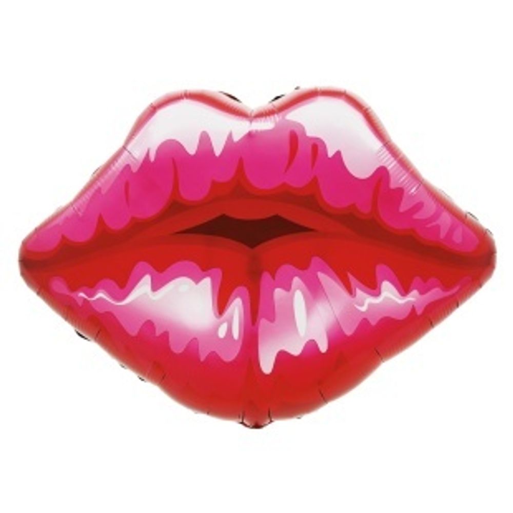 К Шар (30"/76 см) Фигура, Губы, без уп