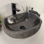 Раковина из речного камня RS-64911 47*38*15 0856