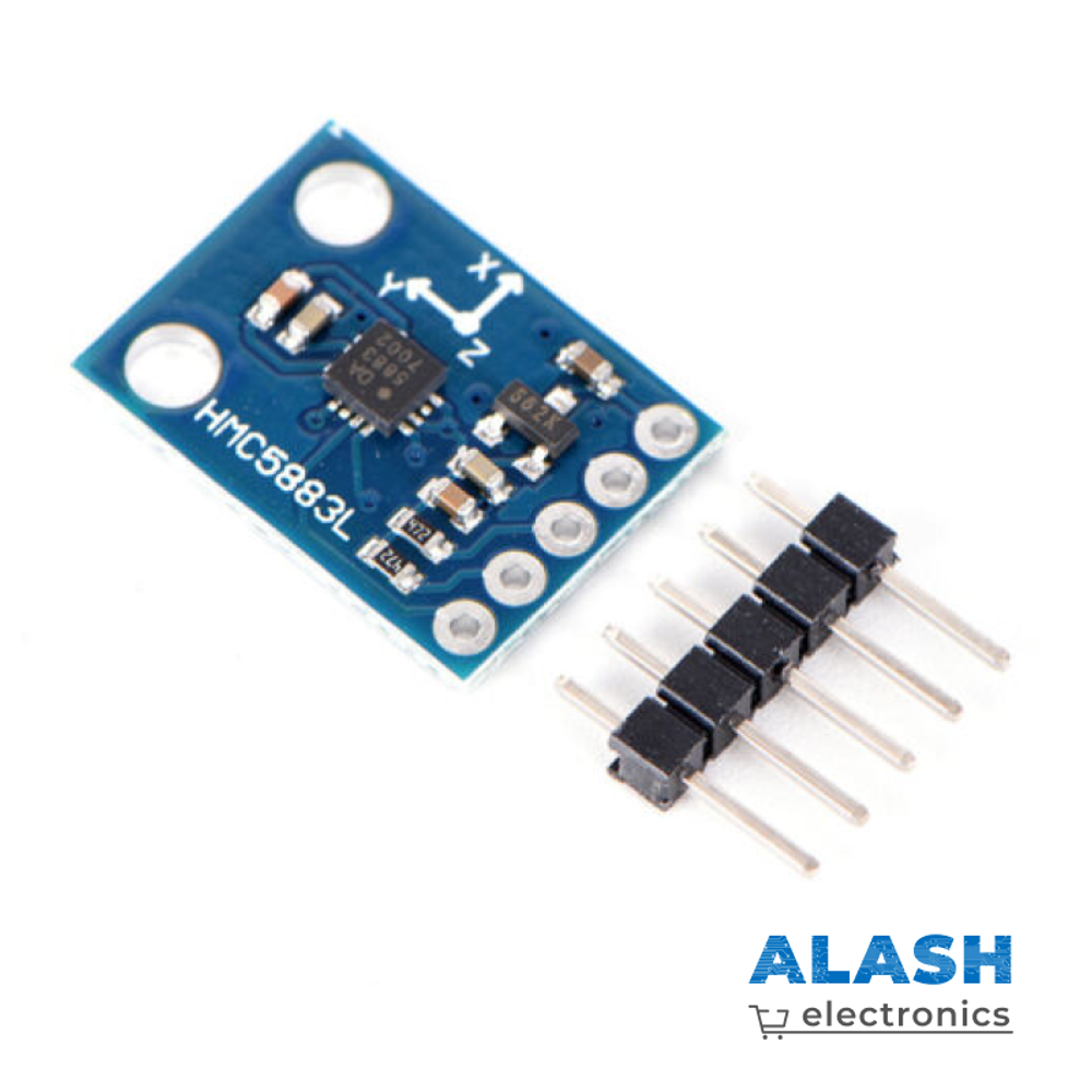 Модуль HMC5883L — 3-осевой цифровой магнитометр, компасный датчик для Arduino, ESP32, Raspberry Pi и навигационных систем