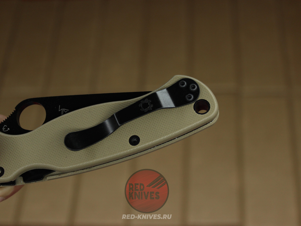 Нож Spyderco Paramilitary 2 - Battle Green BLK RK-436