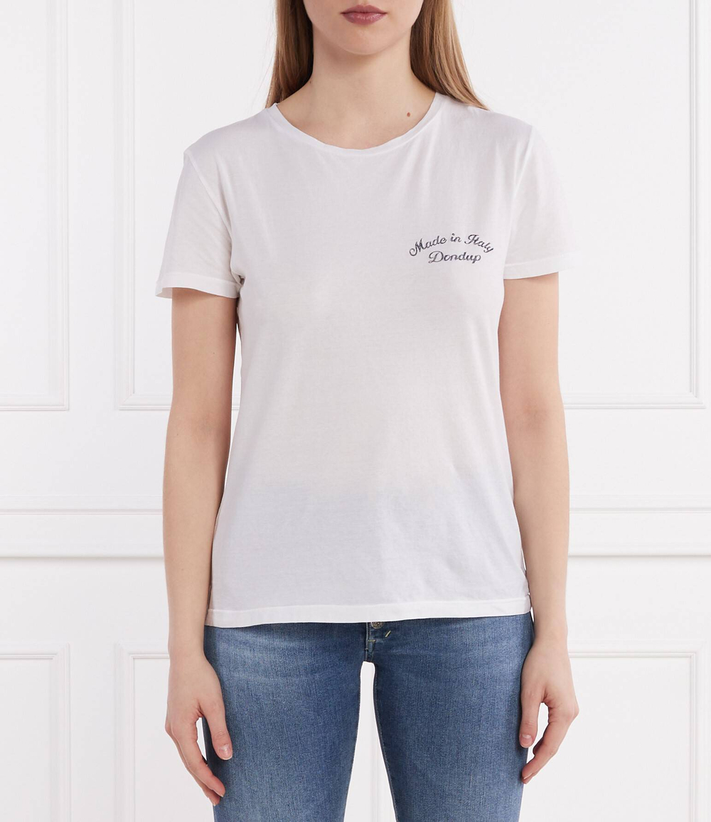 Футболка DONDUP - made in Italy - белый(DS007 JF0342D HP1)
