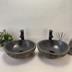 Раковина из речного камня ПАРА! RS-63700 43*40*15 2шт 0126