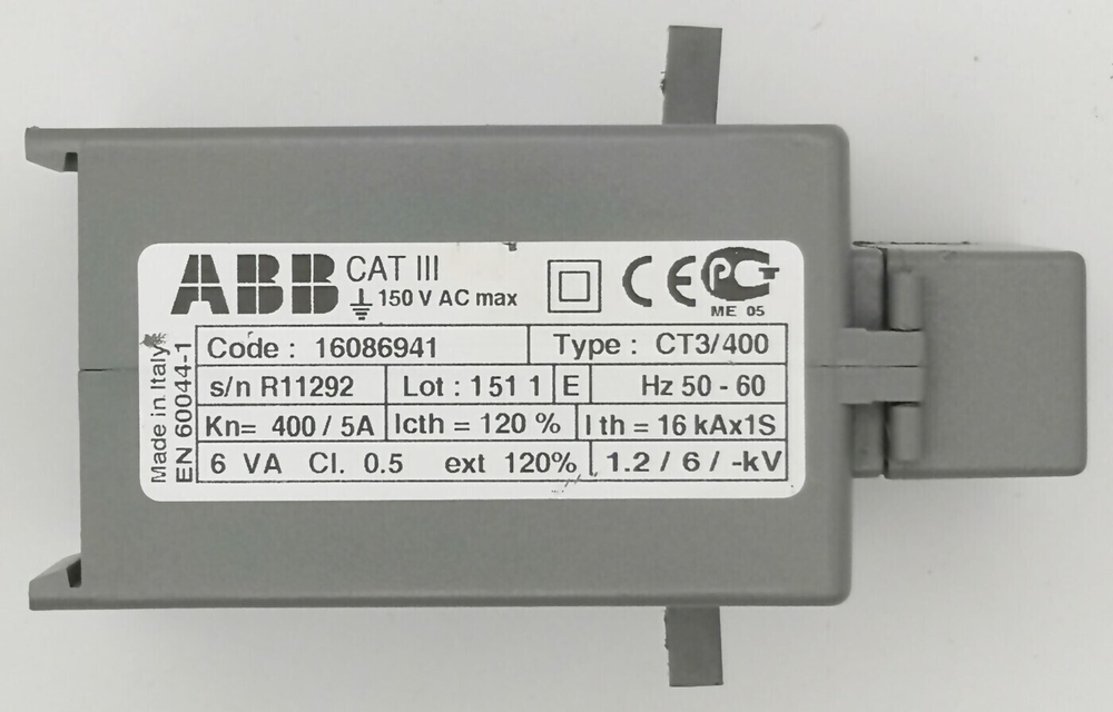 Трансформатор тока ABB CT3/400  2CSG121150R1101