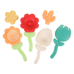 Набор для игры в песок (6 предметов) совок, форм. сет.M2-605