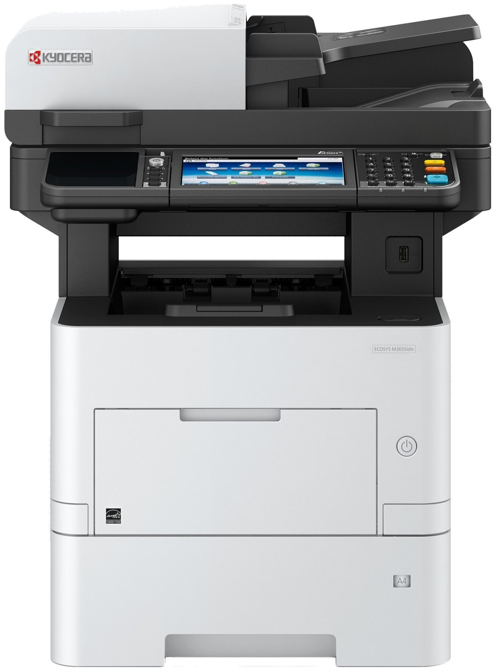 МФУ лазерное KYOCERA ECOSYS M3655idn, ч/б, A4, белый/черный
