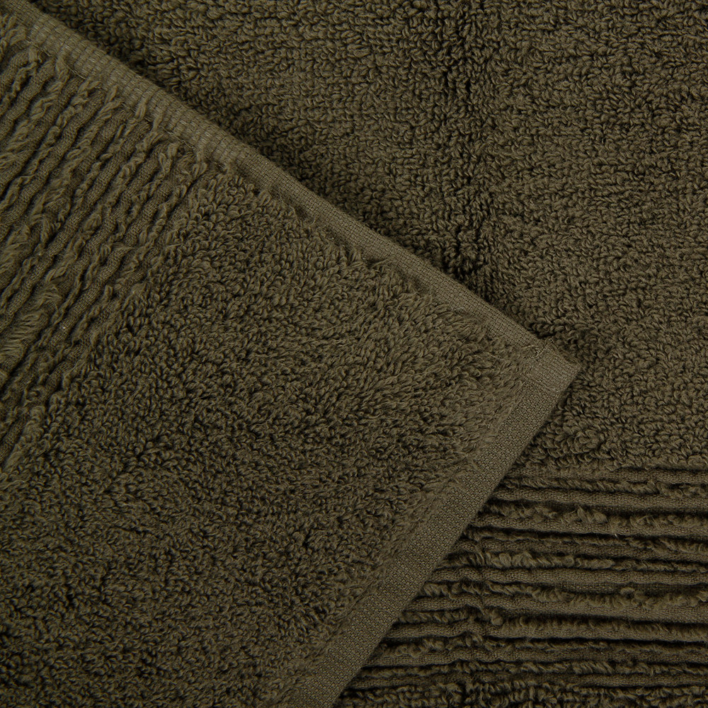 Элитное полотенце махровое Galata Organic оливковое от Hamam Турция