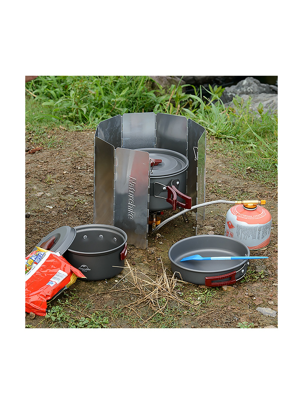 Экран ветрозащитный Naturehike NH20CJ008 10 секций, 6927595749777