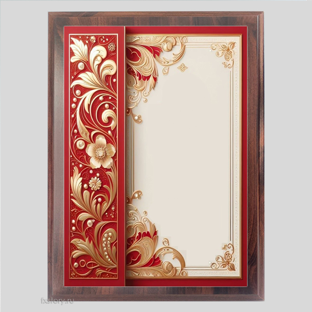 Плакетка наградная, полноцветная. 20 х 30