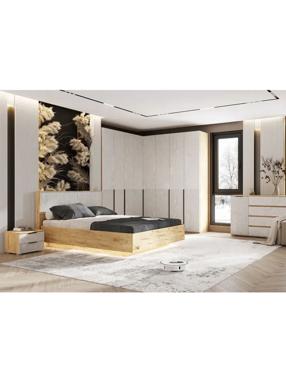 Кровать двухспальная 160х200 Мальта