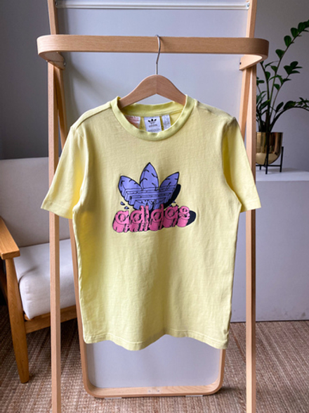 Хлопковая футболка Adidas, 140