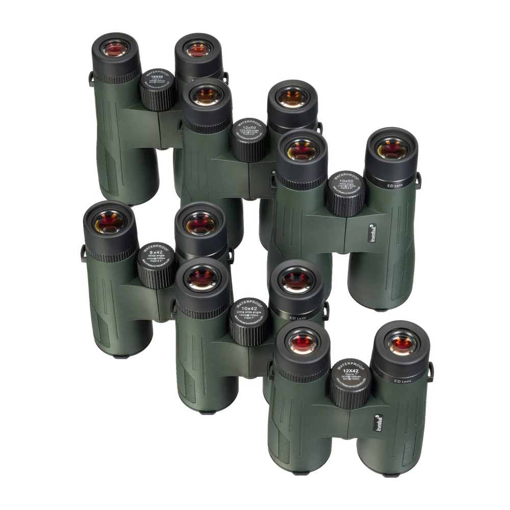 Бинокль Levenhuk New Karma PRO ED 8x42 в большом количестве, вид сверху