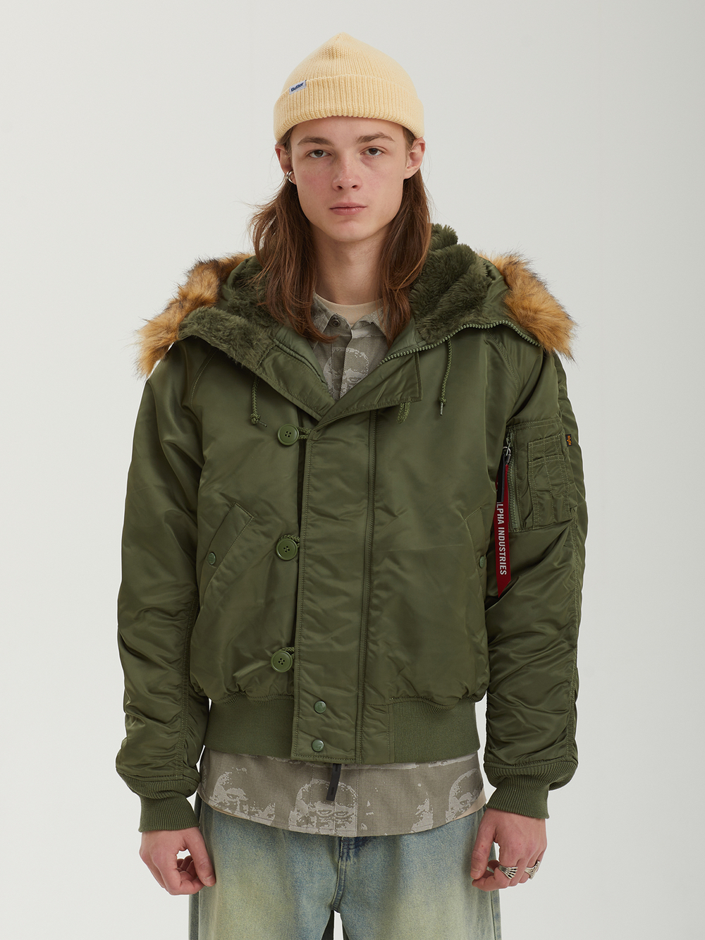 Мужская Куртка Alpha N-2b