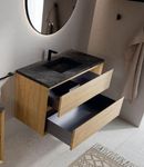 Тумба под раковину COOL с 2 выдвижными ящиками 60x45x54 CL.060.MUD орех