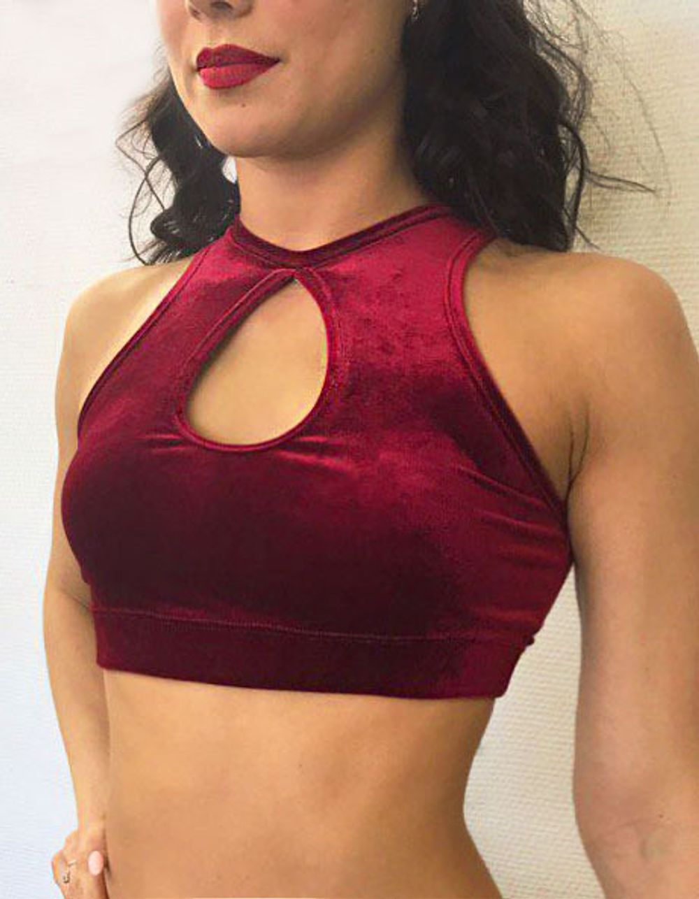 Eclipse Top, Red Velvet