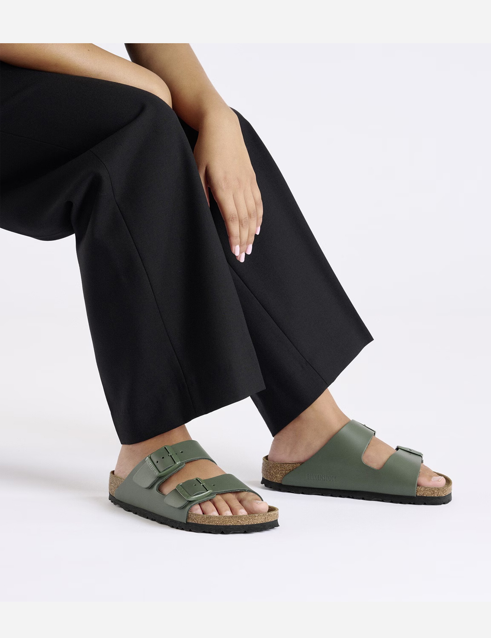 Birkenstock Arizona Natural Leather "Thyme"