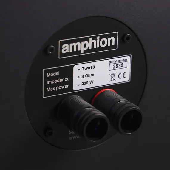 Amphion Two18 Black