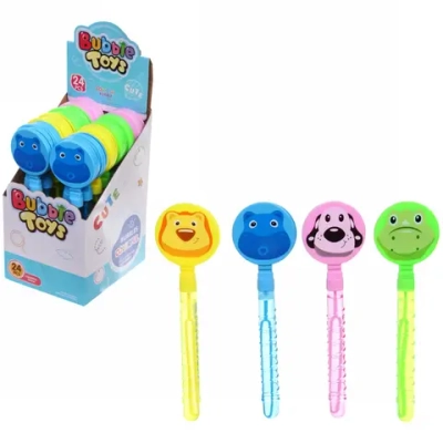 Мыльные пузыри «Животные», трещотка, 28,5 см, в ассортименте