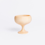 Деревянная Креманка (чаша) на ножке из древесины сибирского кедра. T176