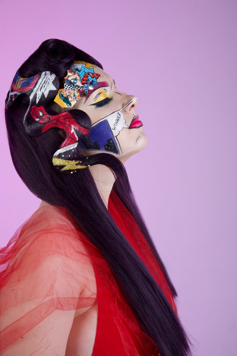 Набор декоративных гелей для лица, волос и тела BODY ART BOX