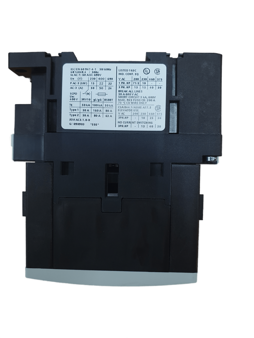 Контактор (магнитный пускатель) Siemens Sirius 3RT1036-1A, 110VAC