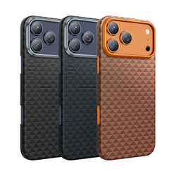 Чехол для iPhone 17 Pro KeepHone Kevlar Paris MagSafe Case Black