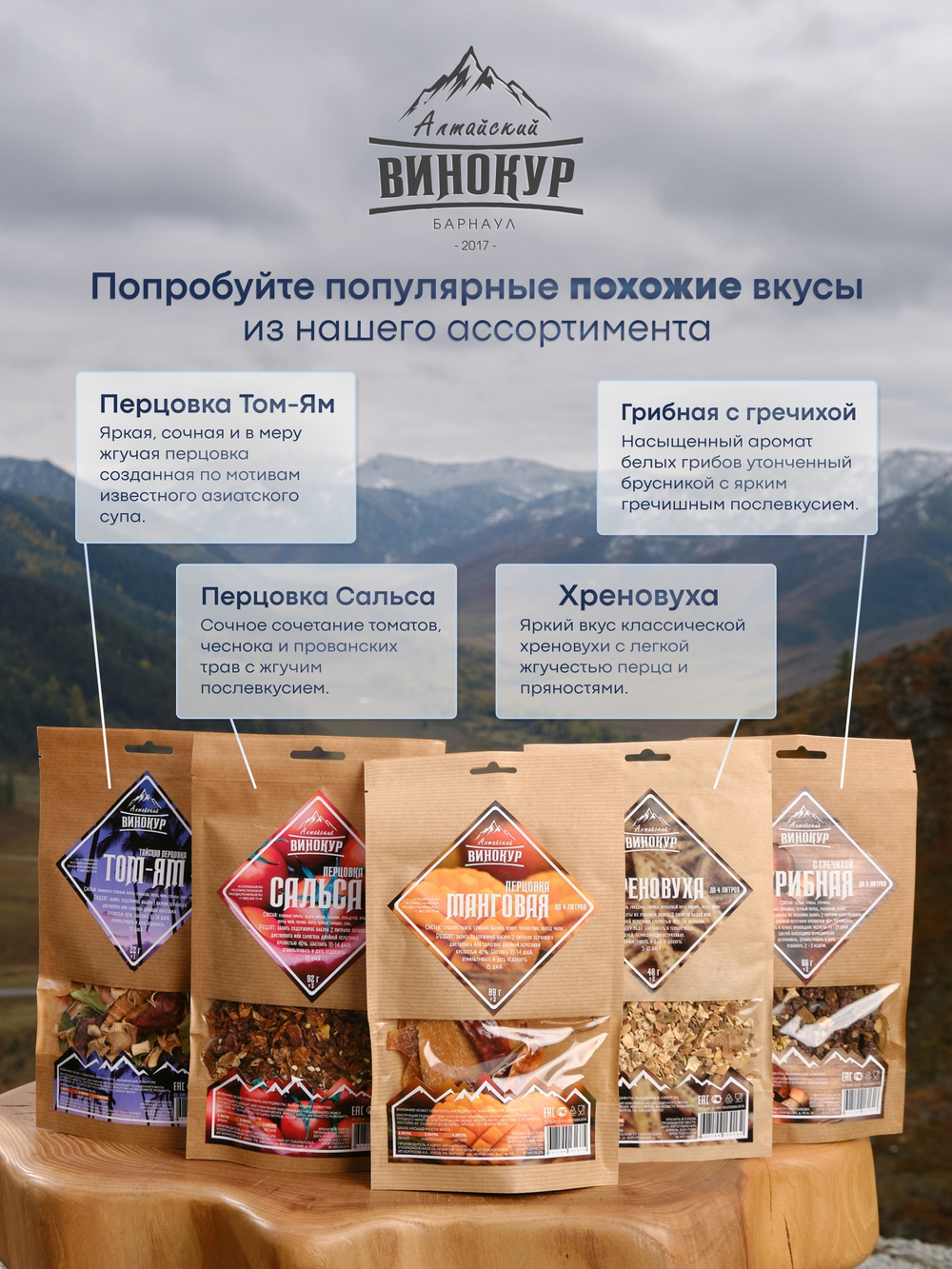 "Манговая перцовка": набор специй для настойки