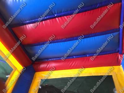 Детский надувной батут "Замок непосед", размер 5*3*2,2 м
