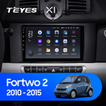 Teyes X1 9"для Mercedes Benz Smart Fortwo 2 2010-2015