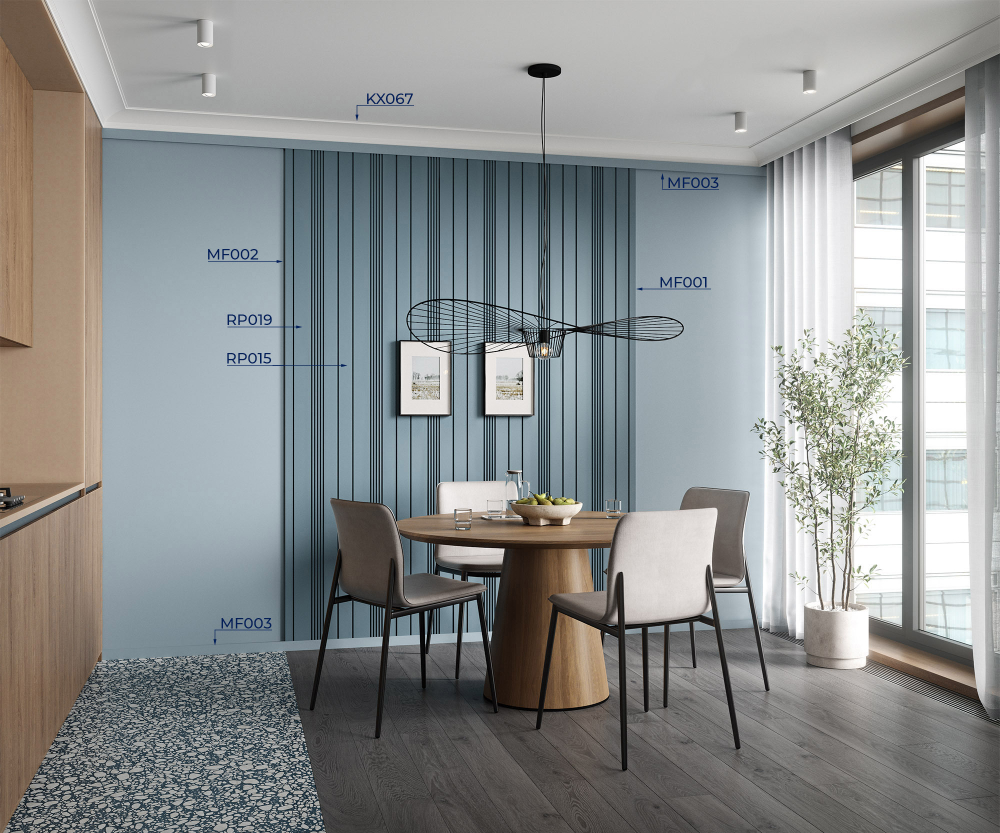 Cosca Decor. Панель RP019, 156х12x2800мм, Экополимер