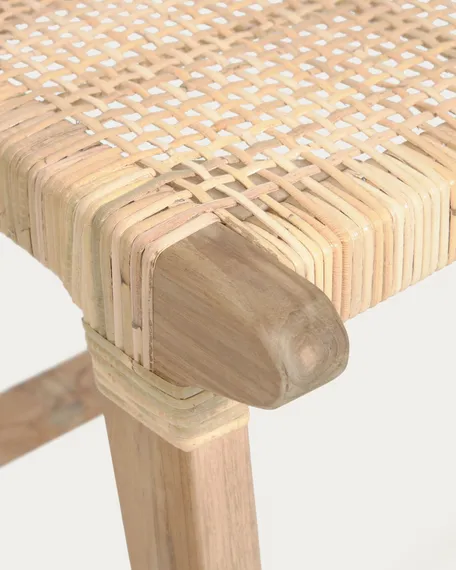 Скамья Beida из массива тика 120 см