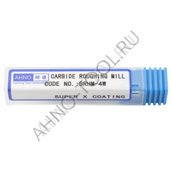 Фреза твердосплавная обдирочная  6мм (L=50, l=16, хв=6) Z4 30° по закаленной стали BRHM-4W-D6.0 HRC6