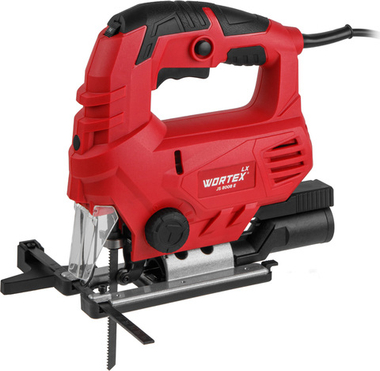 Лобзик электрический WORTEX LX JS 8008 E в кор. 800 Вт, 500-3350 ход/мин, пропил до 80 мм, алюм.под.