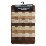 Коврик для ванной L'CADESI Marathon, 50, Блок, бежевый, Турция