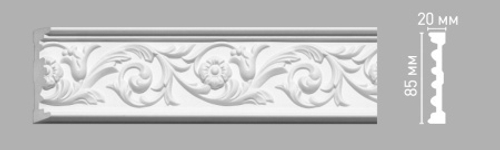 Молдинг с рисунком Decomaster 98086 85х20х2400мм