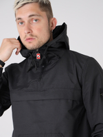 Анорак с патчем Город Горький черный