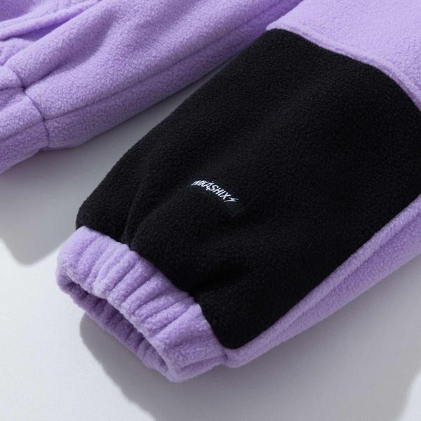 Толстовка Turbo fleece фиолетовый / черный - фото 8