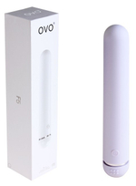 Классический водонепроницаемый вибратор OVO (5 режимов) (Цвет: белый)