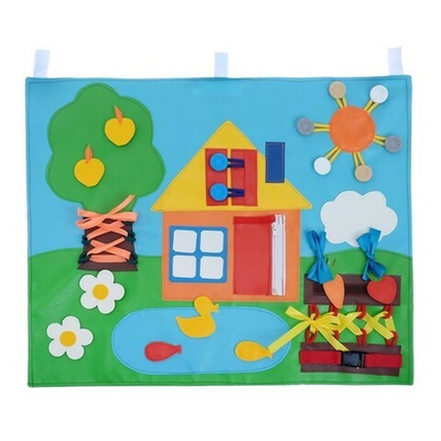 Панно развивающее Домик (60x50см)