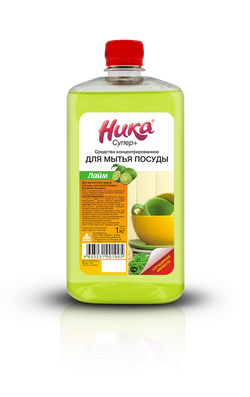 Средство концентрированное для мытья посуды улучшенная формула "НИКА – СУПЕР ПЛЮС "