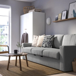3-местный диван-кровать - IKEA BÅRSLÖV/BARSLOV/БЁРСЛОВ ИКЕА, 236х109х86 см, серый