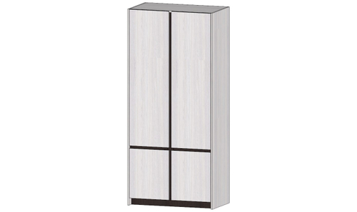 Бостон Шкаф ШК-01 Анкор светлый / Венге