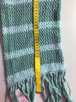 Шарф теплый в нежную расцветку