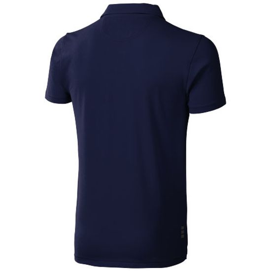 Markham мужская эластичная футболка-поло с коротким рукавом