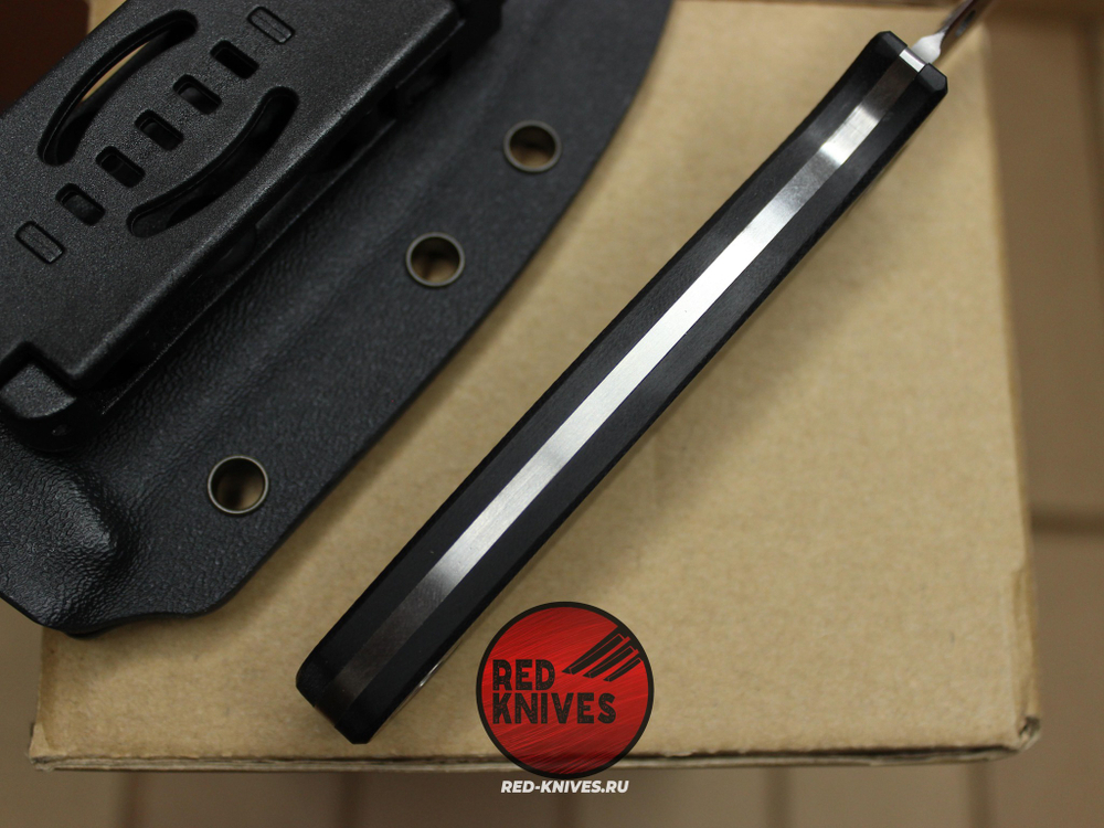 Нож Spyderco NightStick - черная рукоять, клинок сатин FB47GP