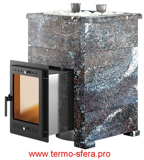 Печь для бани Эверест "Steam Master 30 INOX" Амфиболит, S-40