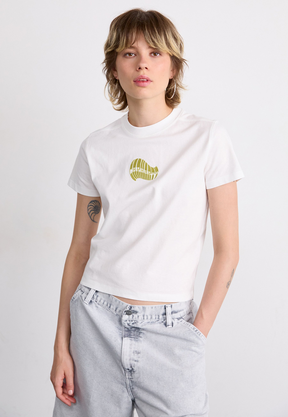 Carhartt WIP Футболка с принтом - Белый
