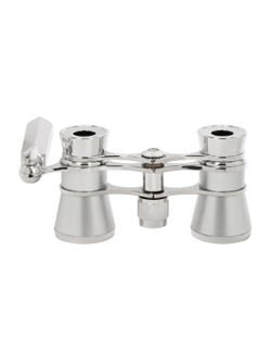 Театральный бинокль-лорнет Levenhuk Broadway 325E Серебристый